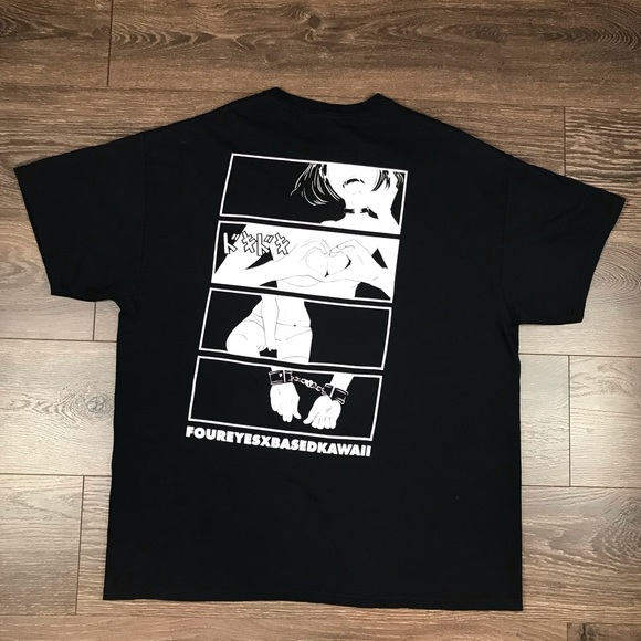 Foureyes | Shirts | Foureyes X Based Kawaii Mens Sexy Cartoon Anime